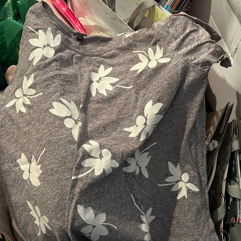 JCrew super soft floral tshirt